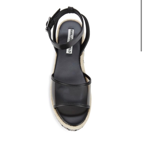 Karl Lagerfeld 8.5 wedge sandals - Picture 4 of 8